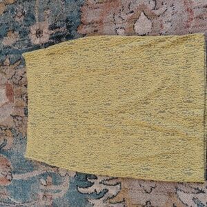 B2G3 Cassi skirt yellow jacquard